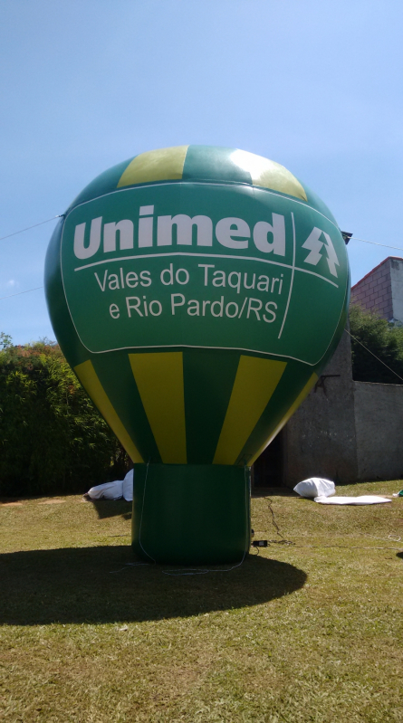 Ação Promocional com Balão no Centro - Inflável Promocional