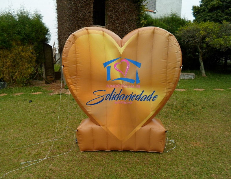 Infláveis para Festas para Eventos Jaboticabal - Logomarca Inflável
