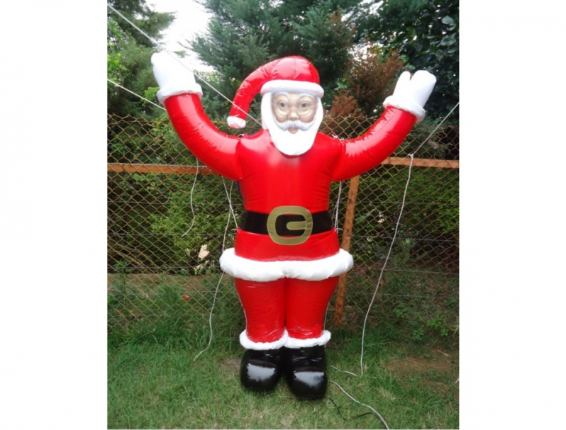 Inflável de Natal Pirapora do Bom Jesus - Papai Noel Inflável Gigante