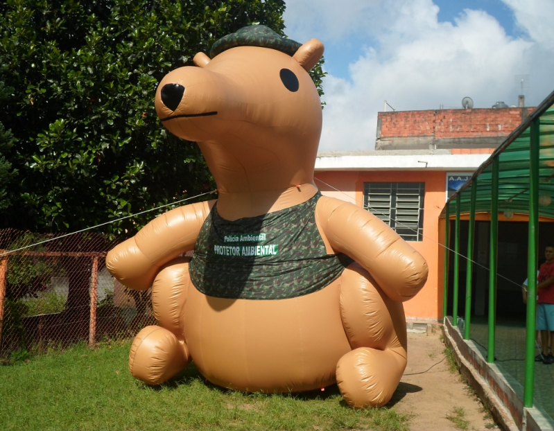 Mascote Inflável para Propaganda no Parque São Rafael - Fábrica de Mascote Inflável