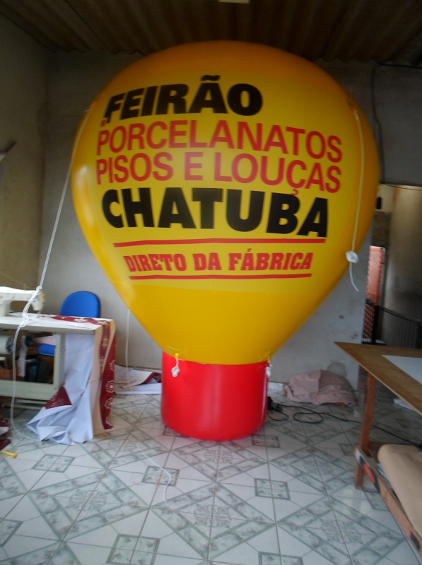 Roof Top Infláveis Preço para Propaganda São Lourenço da Serra - Fábrica de Balão Roof Top