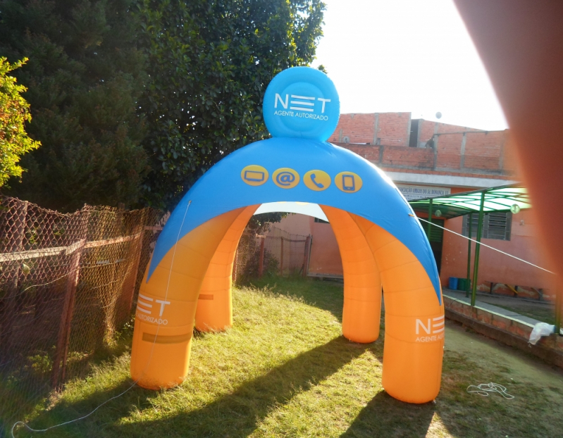 Tendas Infláveis para Eventos para Propaganda em Rio Claro - Tenda Inflável em Sp