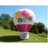 balões infláveis para eventos Parque São Rafael