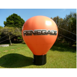 balões personalizados para propaganda no Parque do Carmo