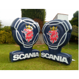 fábrica de logotipo inflável para propaganda Santana