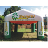 tenda inflável promocional para eventos Parque São Lucas
