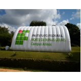 túnel inflável para marketing Biritiba Mirim