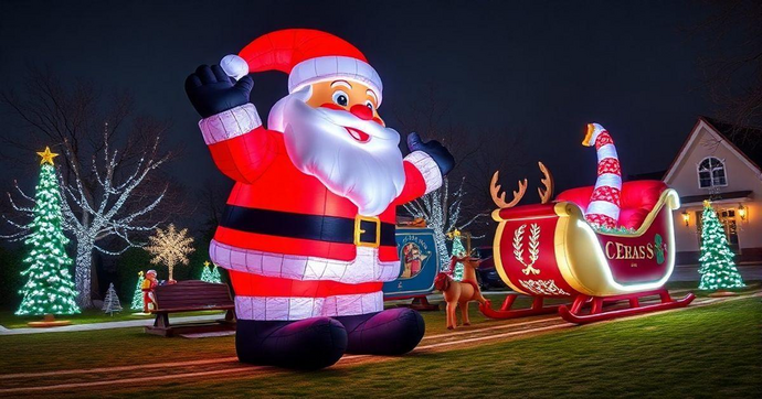 Infláveis de Natal: O Guia Completo para Decorar sua Casa
