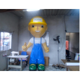 mascote inflável para ação promocional para eventos Cidade Ademar