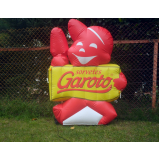 Mascote Inflável para Ação Promocional