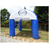 tenda promocional inflável para eventos Santo Amaro