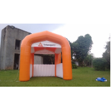 tenda promocional inflável Moema